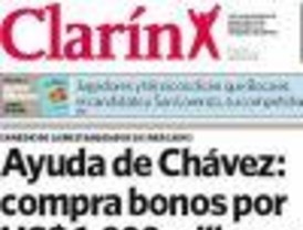 Siguen una nueva 'ayuda' de Chávez y a Kirchner desde México