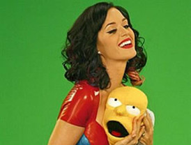 Y tras Barrio Sésamo... Katy Perry se pasa a Los Simpsons