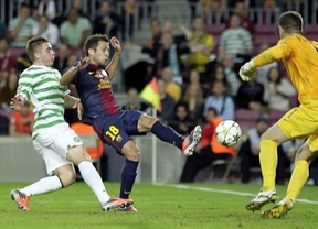 Un gol de Alba en el minuto 93 resuelve un partido agónico ante el Celtic (2-1)