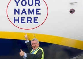 Ryanair ofrece sus aviones como valla publicitaria