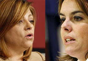 Soraya y Valenciano: dos mujeres serán las número dos de PP y PSOE