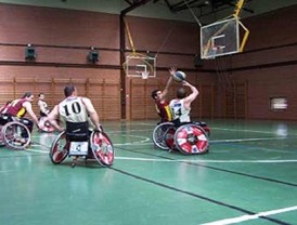 La Casa de Murcia en Getafe organiza la final del Campeonato de Europa de Baloncesto en silla de ruedas
