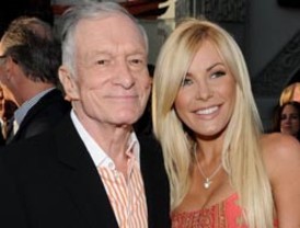 Fundador de Playboy se casa con 'conejita' 60 años menor
