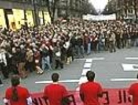Pese a las prohibiciones de Garzón, la izquierda abertzale realizó sus manifestaciones