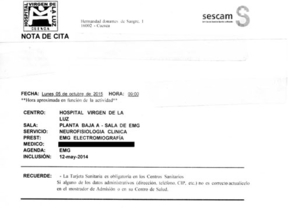 CCOO denuncia la "degradación" del servicio de Neurofisiología en Cuenca: dan citas para 2015