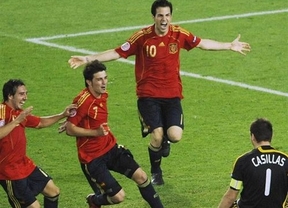 'España no habría sido campeona sin él', llueven los piropos de sus compañeros a Villa