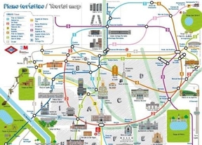 Metro de Madrid lanza un plano turístico para fomentar el uso entre los turistas