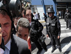 Expolicía acusado del 30-S, Luís Martínez, se entregó  a las autoridades