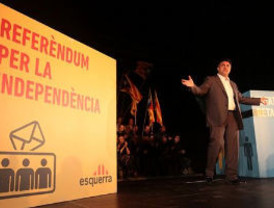 Puigcercós inicia la campanya fixant-se en Laporta a qui diu que no criticarà mai a altres independentistes