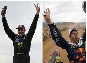 'Annus mirabilis' en el Dakar con doblete español; Roma gana en coches y Coma en motos 