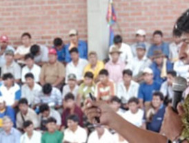 Evo Morales habló de coca y narcotráfico ante sus bases cocaleras