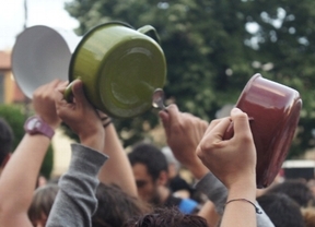 Las huelgas con pan y cacerola son más