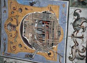 La 'torpeza' de un obrero desprende un trozo de un fresco del siglo XVI en Florencia