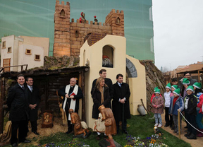 20 años de tradición: Caja Rural de Castilla-La Mancha inaugura su gigantesco Belén 
