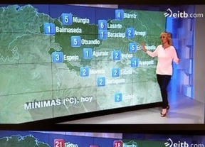 La tele vasca recupera 'Euskal Herria' en el mapa del tiempo