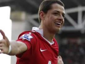 Ferguson, satisfecho tras doblete de Javier Hernández ante Wigan