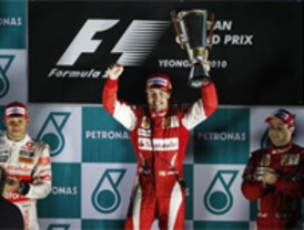 Fernando Alonso gana el GP de COrea y ya es el nuevo líder del Mundial