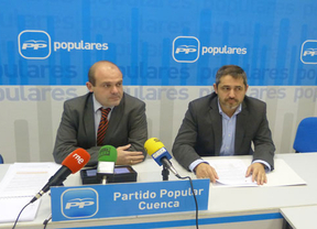 Los populares Hidalgo y Ruiz en rueda de prensa