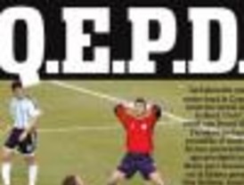 La derrota de la selección trae tristeza a las portadas