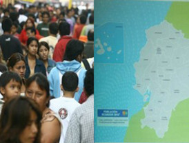 Ecuador tiene 14’306.876 habitantes, dos millones más que en 2001