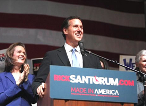 Santorum gana las primarias republicanas de Mississippi y Alabama y pone en peligro el liderazgo de Romney