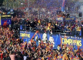 Medio millón de personas toman la calle para celebran el título de Liga 