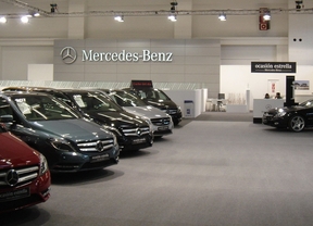 Stand Mercedes-Benz en el Salón del Vehículo de Ocasión de Barcelona