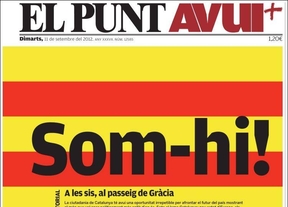 La prensa catalana calentó la jornada soberanista: una Diada para hacer olvidar el rescate