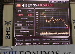 Las pérdidas de la banca arrastran al Ibex que cae un 1,11% 
