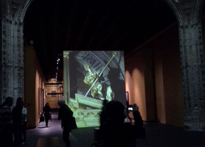 Montaje audiovisual en el Museo de Santa Cruz