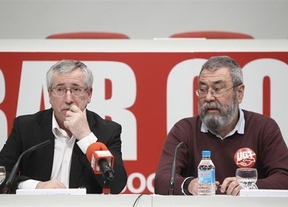 Méndez y Toxo advierten al rey de que un nuevo rescate sería un 'suicidio' para España y piden un referéndum sobre los recortes