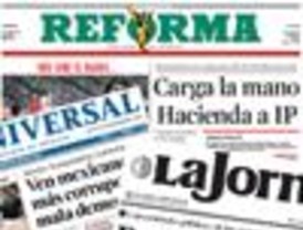 Menos dinero para educación en La Jornada, mayor carga fiscal a empresarios en Reforma