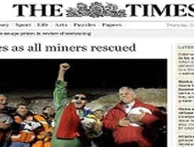 Mineros chilenos 'Equipo del año'