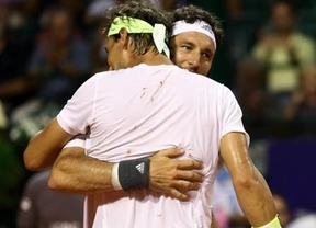Nadal sí gana en dobles: con Juan Mónaco derrota a Cermak y Vesely en el torneo de Buenos Aires