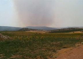 110 efectivos de la UME en el incendio forestal en Cuenca