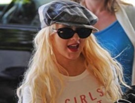 Christina Aguilera obtiene su estrella de la fama