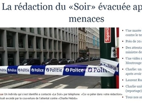 Evacuada la redacción del diario 'Le Soir' en Bruselas por una amenaza de bomba