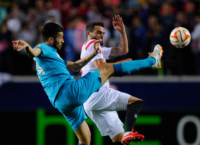 Liga Europa: el Sevilla campeón defiende su corona y su gol de ventaja en San Petersburgo