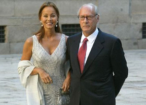 Miguel Boyer con su mujer, Isabel Preysler