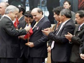 Mineros homenajeados por el Gobierno