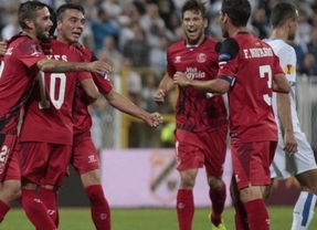 Liga Europa: el Sevilla sigue deprimido, aunque Mbia le salva en el último suspiro ante el Rijeka (2-2)