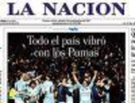 La garra de Los Pumas ruge desde las portadas