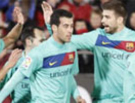 Liga: El 'Superbarça' no acusa las importantes bajas y gana sin despeinarse en Mallorca (0-3)