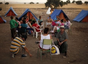 Los jornaleros se marchan 'pacíficamente' de la finca ocupada por el desalojo de la Guardia Civil