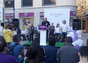 Molina (Podemos) inicia campaña en Talavera, "una de las grandes olvidadas de la región"