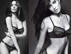 Megan Fox lució sus curvas para Armani