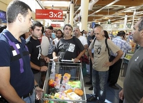 A Gordillo le salen discípulos: IU extremeña asalta un supermercado Carrefour