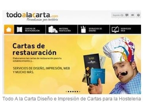 Todoalacarta.com: pionera en el diseño e impresión de cartas para el sector de la hostelería