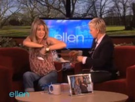 Ellen DeGeneres hizo “vibrar” a Jennifer Aniston