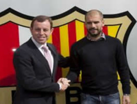 Guardiola firma renovación con el FC Barcelona por un año más